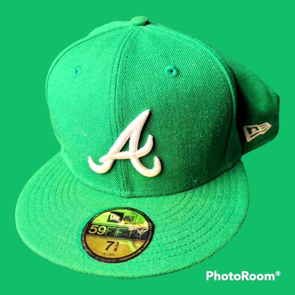 Atlanta Braves Vintage New Era Green Edition Hat